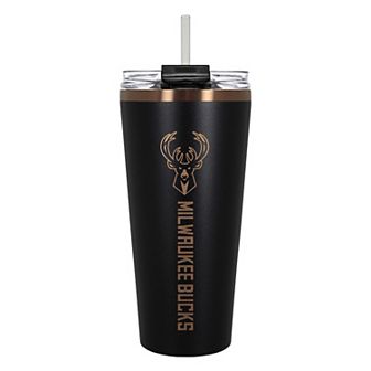 Milwaukee Bucks Black & Copper 32 oz. Big Slim Tumbler