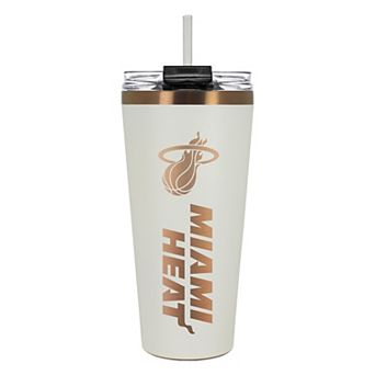 Miami Heat Cream & Copper 32 oz. Big Slim Tumbler