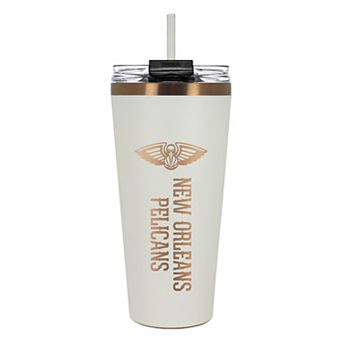 New Orleans Pelicans Cream & Copper 32 oz. Big Slim Tumbler