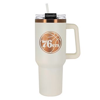 Philadelphia 76ers Cream & Copper-Tone 40 oz. Colossus Travel Mug with Handle