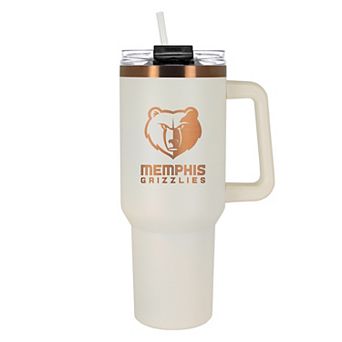 Memphis Grizzlies Cream & Copper-Tone 40 oz. Colossus Travel Mug with Handle