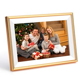ELIME 10.1 inch WiFi Frameo Digital Picture Frame - Aluminum Frame - Unlimited Storage