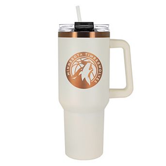 Minnesota Timberwolves Cream & Copper-Tone 40 oz. Colossus Travel Mug with Handle