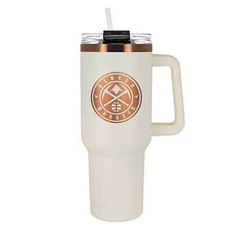 Denver Nuggets Cream & Copper-Tone 40 oz. Colossus Travel Mug with Handle