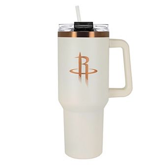 Houston Rockets Cream & Copper-Tone 40 oz. Colossus Travel Mug with Handle