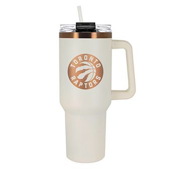 Toronto Raptors Cream & Copper-Tone 40 oz. Colossus Travel Mug with Handle