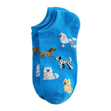 Women's Pooches Gracias No Show Socks