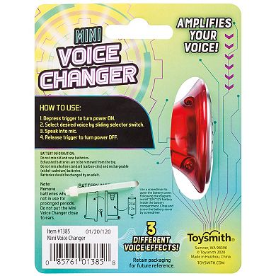 Toysmith Tech Gear Mini Multi Voice Changer