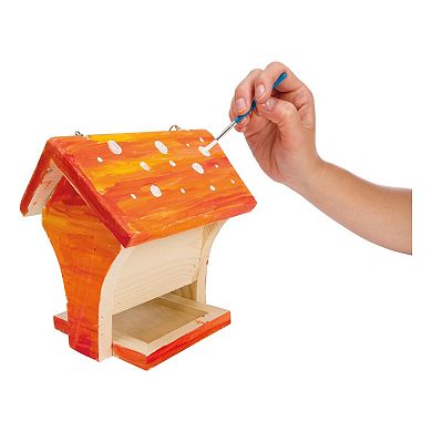 Toysmith Beetle & Bee Build & Paint A Bird Bistro