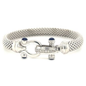 Meshmerise 18k Gold Vermeil Diamond Accent Bracelet