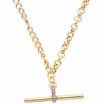 Meshmerise Sterling Silver & 18k Gold Vermeil Diamond Accent Necklace