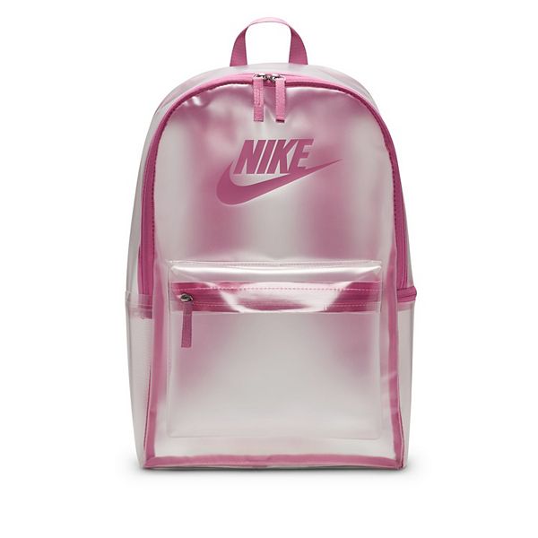 Nike Youth Heritage Crystal Backpack 25L - Clear Magic Flamingo