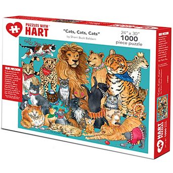 Hart Puzzles Cats, Cats, Cats 1000 pc Puzzle
