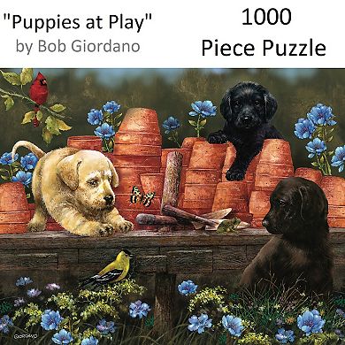 Hart Puzzles Puppies At Play 1000 Piece Puzzle