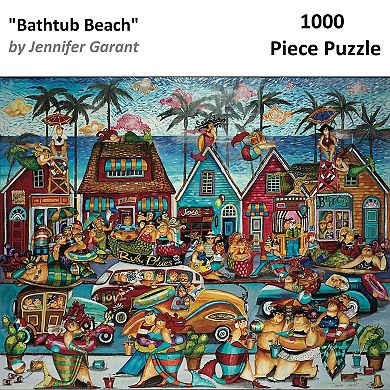 Hart Puzzles Bathtub Beach 1000 Piece Puzzle