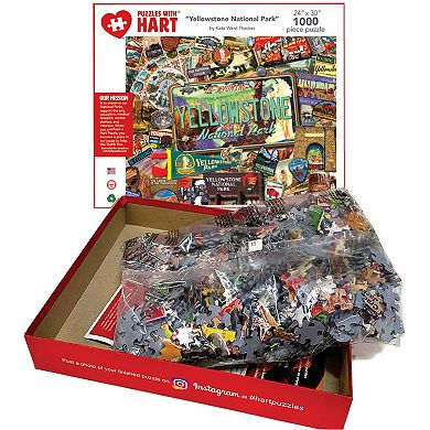Hart Puzzles Yellowstone National Park 1000 Piece Puzzle