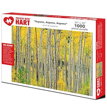 Hart Puzzles Aspens, Aspens, Aspens 1000 pc Puzzle