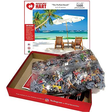 Hart Puzzles The Perfect Beach 1000 Piece Puzzle