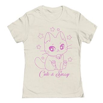 Junior's Grayson Threads by Tai Apparel Cute & Sassy Graphic Tee