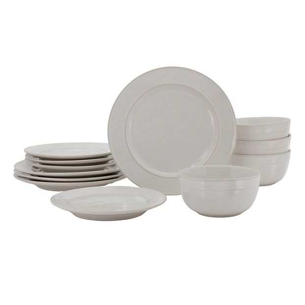 Mingle & Co. Mariana Rim 12-pc. Dinnerware Set