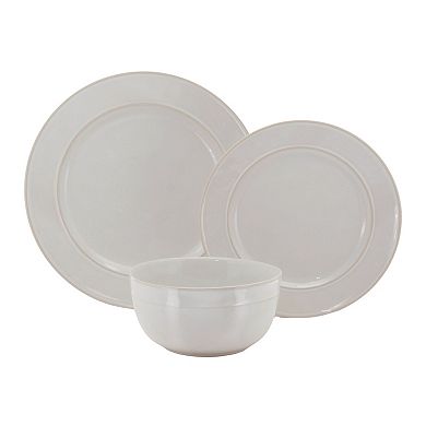Mingle & Co. Mariana Rim 12-pc. Dinnerware Set