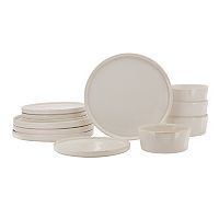 Mingle & Co. Antonia Stack 12-Piece Dinnerware Set