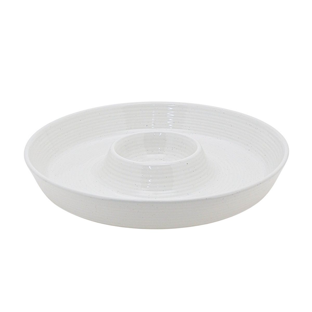 Mingle & Co. Ceramic Chip & Dip Platter