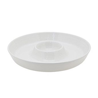 Mingle & Co. Ceramic Chip & Dip Platter