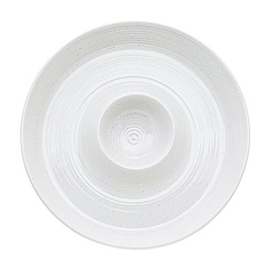 Mingle & Co. Ceramic Chip & Dip Platter