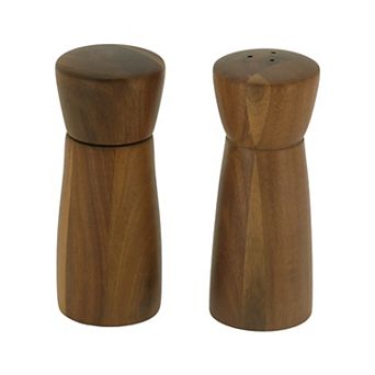 Mingle & Co. Wooden Salt Shaker & Pepper Grinder