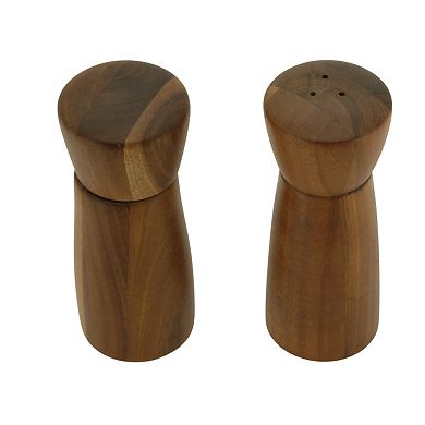 Mingle & Co. Wooden Salt Shaker & Pepper Grinder