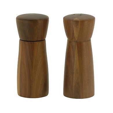 Mingle & Co. Wooden Salt Shaker & Pepper Grinder