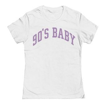 Junior's Grayson Threads by Tai Apparel 90s Baby Graphic Tee