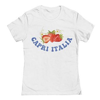 Junior's Grayson Threads by Tai Apparel Capri Italia Graphic Tee