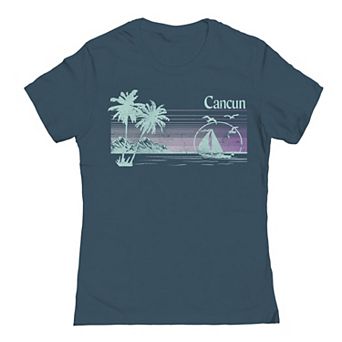 Junior's Grayson Threads by Tai Apparel Cancun Horizon Graphic Tee