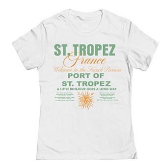 Junior's Grayson Threads by Tai Apparel St Tropez France Graphic Tee