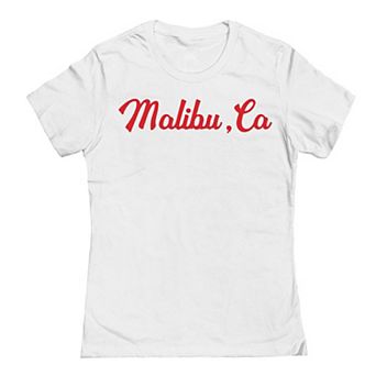 Junior's Grayson Threads by Tai Apparel Malibu Ca Graphic Tee