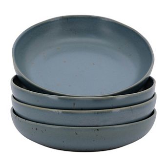 Mingle & Co. Sawyer Speckled Deep Plate Set of 4