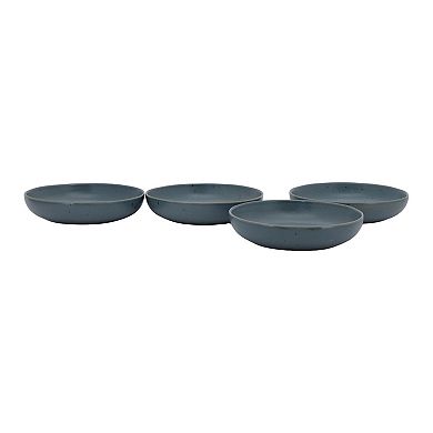 Mingle & Co. Sawyer Speckled Deep Plate Set of 4