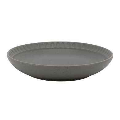 Mingle & Co. Sawyer Carve Deep Plate Set of 4