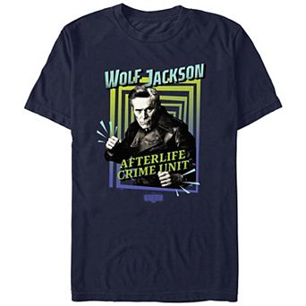 Men's Beetlejuice 2 Wolf Jackson Poster Graphic Tee