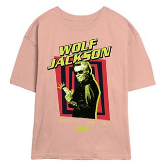 Juniors' Beetlejuice 2 Wolf Jackson Afterlife Crime Unit Skimmer Graphic Tee