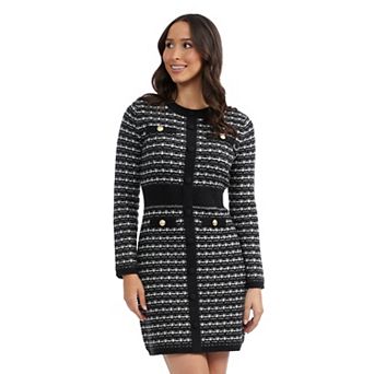 Women's Ellen Tracy Boucle Sweater Dress