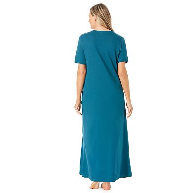 Dreams & Co. Plus Size Petite Long T-Shirt Lounger