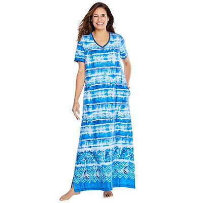 chinese dress ladies Sundrenched Short-Sleeve Maxi Dress  Petite Chrie