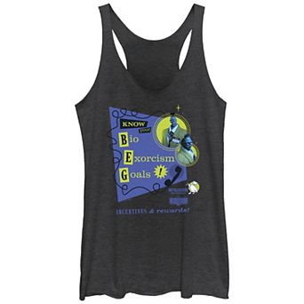 Juniors' Beetlejuice 2 Bob And Dave Bio Exorcism Goals Racerback Tank Top