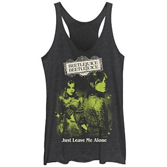 Juniors' Beetlejuice 2 Astrid Just Leave Me Alone Racerback Tank Top