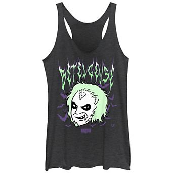Juniors' Beetlejuice 2 Betelgeuse Black Metal Racerback Tank Top