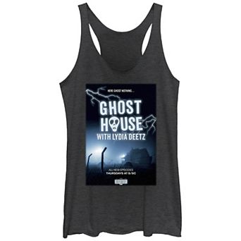 Juniors' Beetlejuice 2 Ghost House With Lydia Deetz Racerback Tank Top