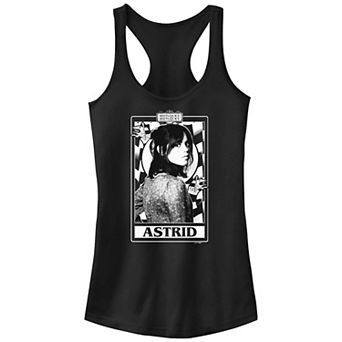 Juniors' Beetlejuice 2 Astrid Card Racerback Tank Top